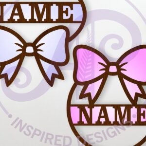 Intra απο ξύλο plywood  Χρώμα wenge 3mm-4mm πάχος - Κοκέτα Όνομα Φιόγκος Τοίχο σημάδι Δίασταση 30x20 cm INTRAFABR-101125527