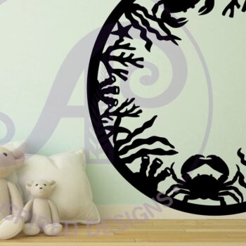 Intra απο ξύλο plywood 3mm-4mm πάχος - Επιγραφή Coral Wall Art, . Διάνυσμα Fi Δίασταση 40x50 cm INTRAFABR-81742388 - Image 2