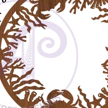 Intra απο ξύλο plywood 3mm-4mm πάχος - Επιγραφή Coral Wall Art, . Διάνυσμα Fi Δίασταση 40x50 cm INTRAFABR-81742388 - Image 4