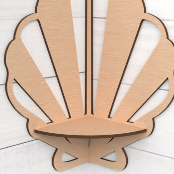 Intra απο ξύλο plywood Χρώμα wenge 3mm-4mm πάχος - Γωνιακό ράφι κομμένο με λέιζερ Δίασταση 6x6 cm INTRAFABR-76906355 - Image 8