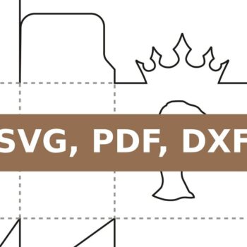 Intra απο ξύλο plywood  Χρώμα wenge 3mm-4mm πάχος - Κουτί καλλυντικών Δίασταση 15x15 cm INTRAFABR-111397096 - Image 2