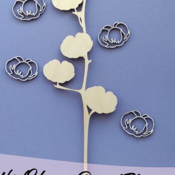 Intra απο ξύλο plywood  Χρώμα wenge 3mm-4mm πάχος - Βαμβακερό κοπής με λέιζερ Δίασταση 20x20 cm INTRAFABR-111752642 - Image 4