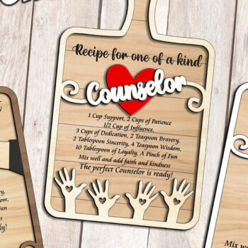 Intra απο ξύλο plywood  Χρώμα wenge 3mm-4mm πάχος - Δώρο Σύμβουλος Πίνακας κοπής Συνταγών Δίασταση 20x25 cm INTRAFABR-67533311 - Image 1