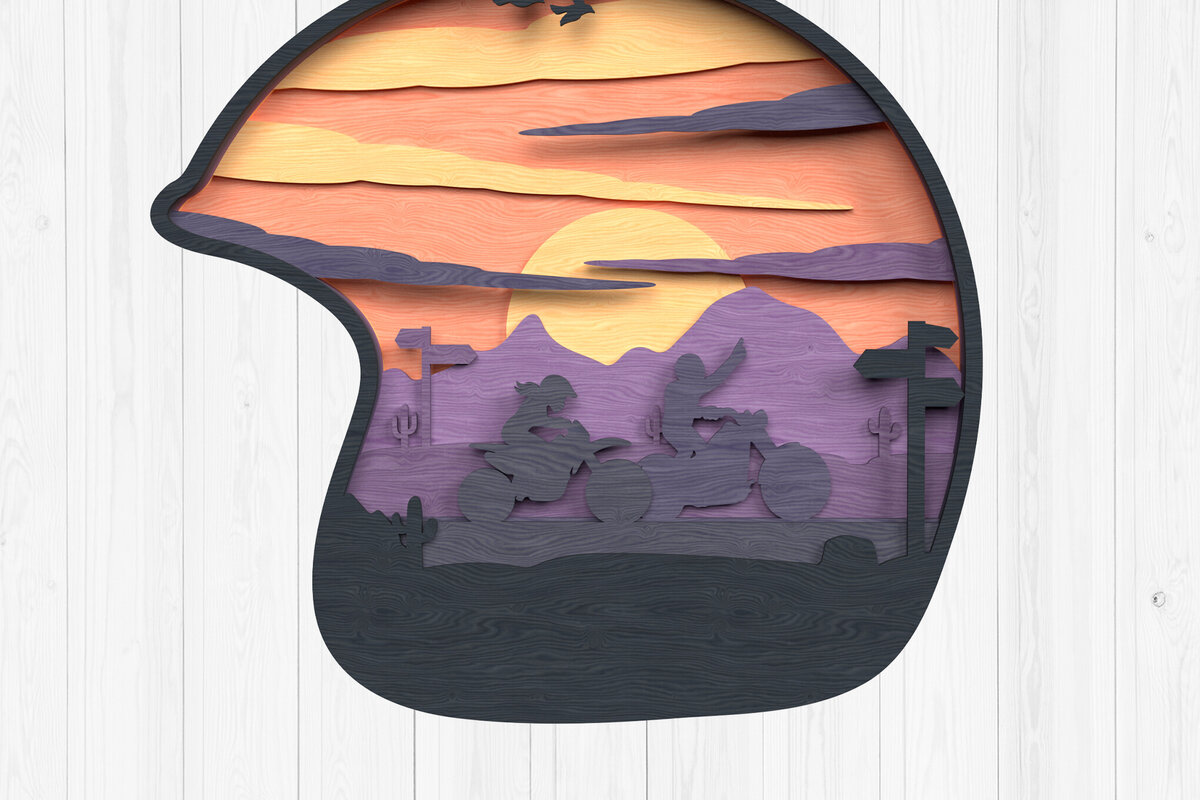 Intra απο ξύλο plywood  Χρώμα wenge 3mm-4mm πάχος - Κράνος ποδηλάτη ζευγαριού με στρώματα Δίασταση 30x20 cm INTRAFABR-119943544