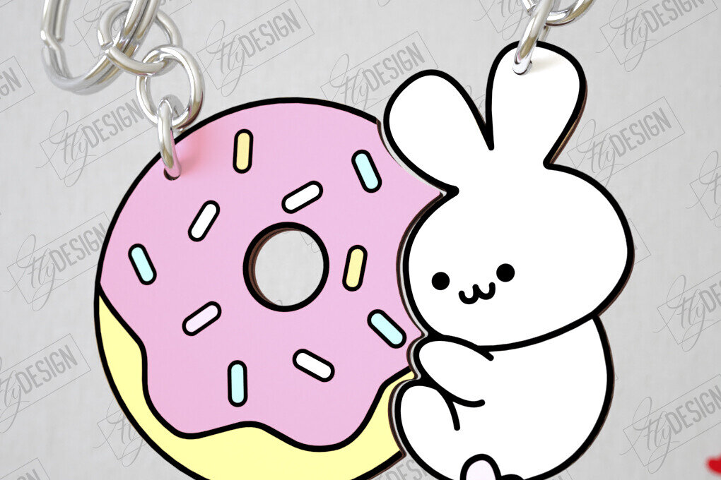 Intra απο ξύλο plywood  Χρώμα wenge 3mm-4mm πάχος - Μπρελόκ Ζευγαριού | Δώρο του Αγίου Βαλεντίνου Δίασταση 4x4 cm INTRAFABR-60315231