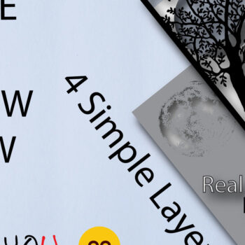 Intra απο ξύλο plywood  Χρώμα wenge 3mm-4mm πάχος - Δέσμη Couple Shadow Box των 3 Δίασταση 25x25 cm INTRAFABR-60281754 - Image 7