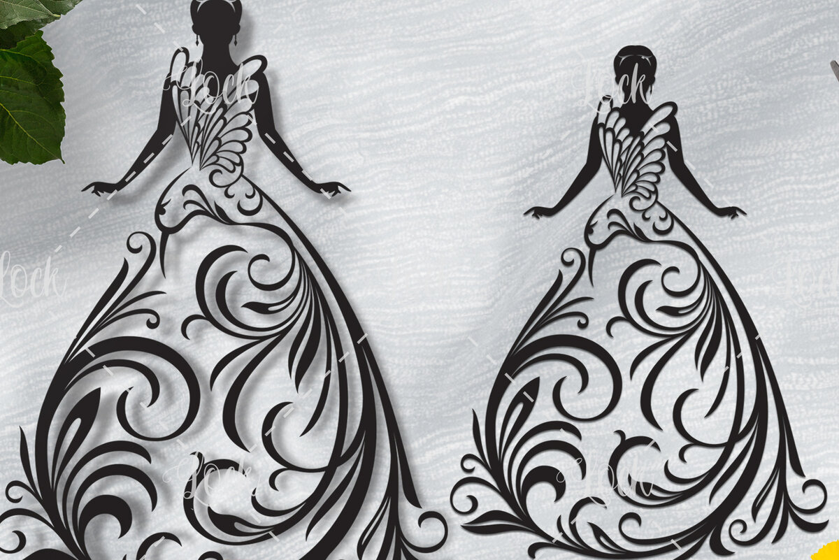 Intra απο ξύλο plywood  Χρώμα wenge 3mm-4mm πάχος - Ζευγάρι Γάμος , Γυναίκα με φόρεμα Δίασταση 30x20 cm INTRAFABR-56531401