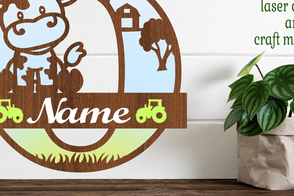 Intra απο ξύλο plywood  Χρώμα wenge 3mm-4mm πάχος - Μονόγραμμα κεφαλαίου αγελάδας Γράμμα O Cut Δίασταση 30x20 cm INTRAFABR-103587504