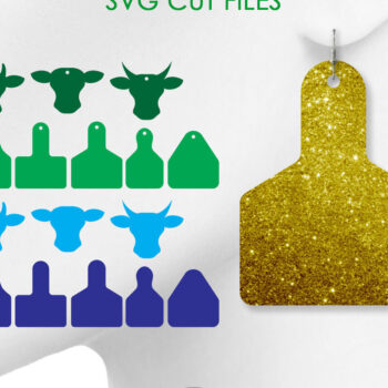 Intra απο ξύλο plywood Χρώμα wenge 3mm-4mm πάχος - Σκουλαρίκια με ετικέτα αγελάδας, σκουλαρίκια κεφαλής αγελάδας Δίασταση 3x3 cm INTRAFABR-75904484 - Image 1