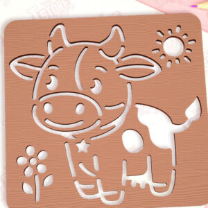 Intra απο ξύλο plywood  Χρώμα wenge 3mm-4mm πάχος - Πίνακας ανίχνευσης αγελάδων | Πρότυπο σχεδίασης Δίασταση 40x50 cm INTRAFABR-75904666