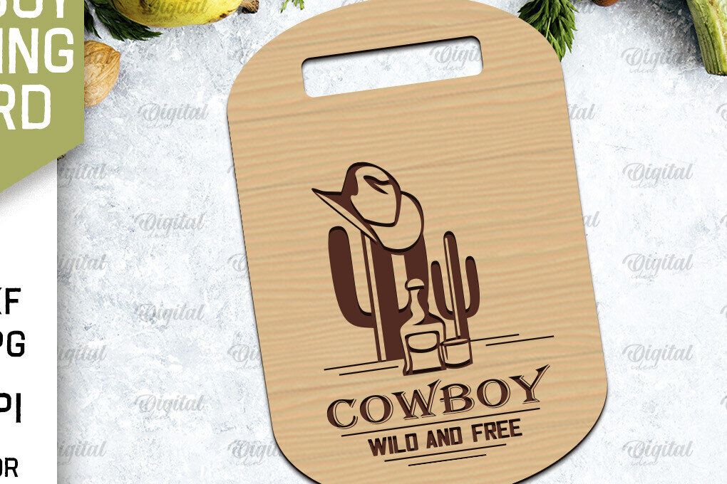 Intra απο ξύλο plywood  Χρώμα wenge 3mm-4mm πάχος - Cowboy Cutting Board Δίασταση 30x20 cm INTRAFABR-107510863