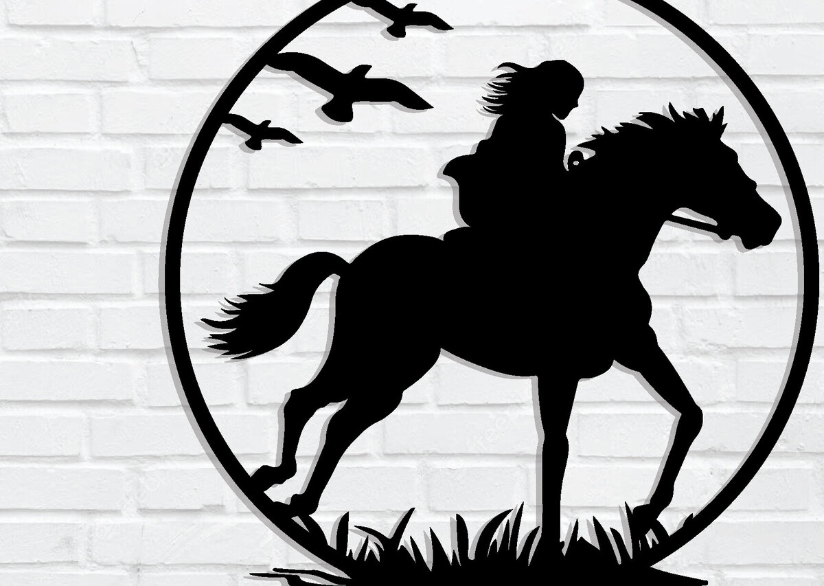 Intra απο ξύλο plywood  Χρώμα wenge 3mm-4mm πάχος - με λέιζερ Cowboy Metal Wall Art Δίασταση 40x50 cm INTRAFABR-116684623