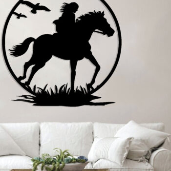 Intra απο ξύλο plywood  Χρώμα wenge 3mm-4mm πάχος - με λέιζερ Cowboy Metal Wall Art Δίασταση 40x50 cm INTRAFABR-116684623 - Image 2