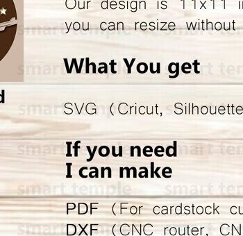 Intra απο ξύλο plywood  Χρώμα wenge 3mm-4mm πάχος - Cowboy Party3d Light Box Δίασταση 20x20 cm INTRAFABR-98641474 - Image 2