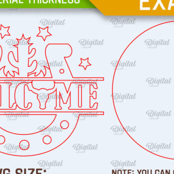 Intra απο ξύλο plywood  Χρώμα wenge 3mm-4mm πάχος - Πακέτο κοπής λέιζερ στρογγυλών πινακίδων Cowboy Δίασταση 30x20 cm INTRAFABR-65454785 - Image 2