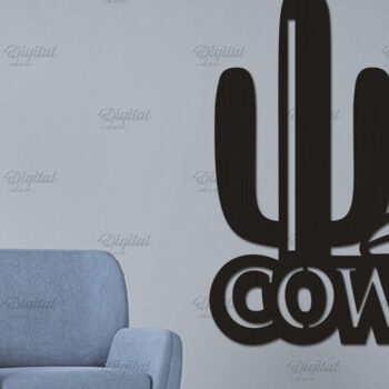 Intra απο ξύλο plywood Χρώμα wenge 3mm-4mm πάχος - Cowboy Wall Art . Χαρτί καουμπόη Δίασταση 40x50 cm INTRAFABR-122600826 - Image 1