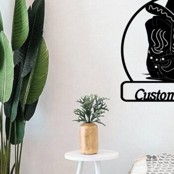 Intra απο ξύλο plywood  Χρώμα wenge 3mm-4mm πάχος - κοπής με λέιζερ ού τοίχου Cowgirl Δίασταση 40x50 cm INTRAFABR-85476966 - Image 3