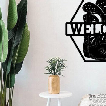 Intra απο ξύλο plywood  Χρώμα wenge 3mm-4mm πάχος - Πακέτο Laser DXF Metal Art Wall Art Cowgirl Δίασταση 40x50 cm INTRAFABR-99708594 - Image 5