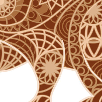 Intra απο ξύλο plywood  Χρώμα wenge 3mm-4mm πάχος - κοπής με λέιζερ πολλαπλών στρώσεων Crafts Bear Δίασταση 23x14 cm INTRAFABR-111323378 - Image 4