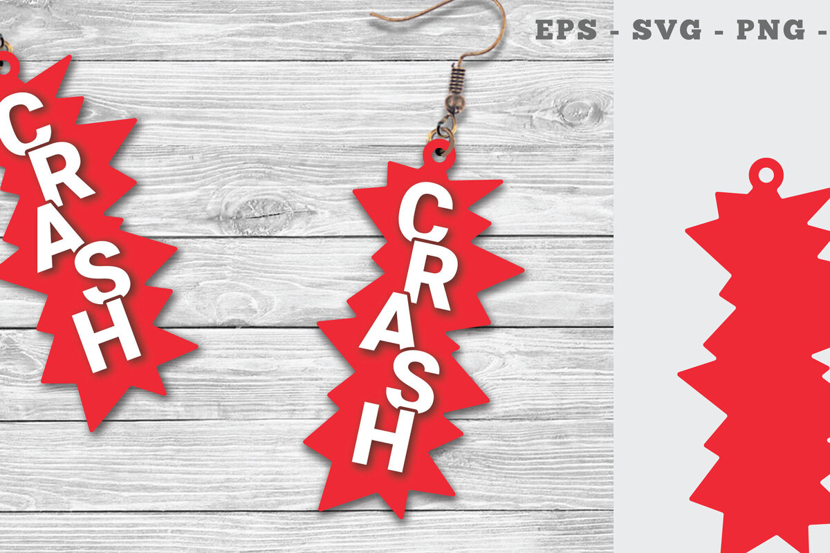 Intra απο ξύλο plywood  Χρώμα wenge 3mm-4mm πάχος - Σκουλαρίκια Crash Δίασταση 3x3 cm INTRAFABR-111323440