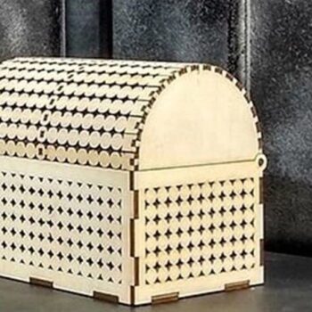 Intra απο ξύλο plywood  Χρώμα wenge 3mm-4mm πάχος - Κλουβί, Κουτί κοσμημάτων, Κουτί δώρου Δίασταση 10x15 cm INTRAFABR-111323441 - Image 1