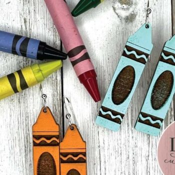 Intra απο ξύλο plywood Χρώμα wenge 3mm-4mm πάχος - Σκουλαρίκια με κραγιόν Δίασταση 3x3 cm INTRAFABR-111323583 - Image 5