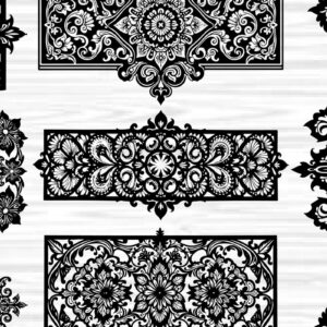 Intra απο ξύλο plywood  Χρώμα wenge 3mm-4mm πάχος - Creative File Set – Όμορφο Δίασταση 30x30 cm INTRAFABR-111323205