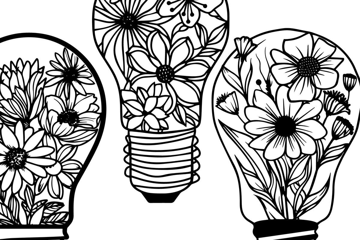 Intra απο ξύλο plywood  Χρώμα wenge 3mm-4mm πάχος - Σετ βολβού Cricut με λουλούδια Δίασταση 4x4 cm INTRAFABR-113839357