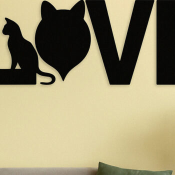 Intra απο ξύλο plywood  Χρώμα wenge 3mm-4mm πάχος - Πακέτο Cricut Cats Art Decor για τοίχους Δίασταση 4x4 cm INTRAFABR-86342827 - Image 7