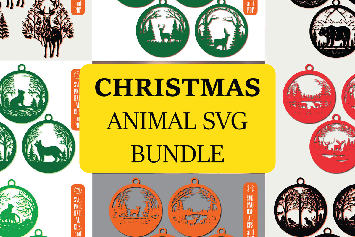 Intra απο ξύλο plywood  Χρώμα wenge 3mm-4mm πάχος - Πακέτο Cricut Χριστουγεννιάτικο Animal Δίασταση 4x4 cm INTRAFABR-114667468