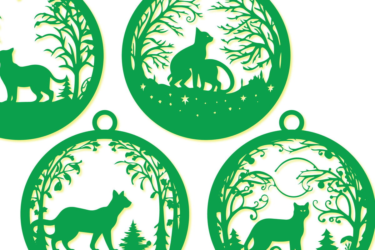 Intra απο ξύλο plywood  Χρώμα wenge 3mm-4mm πάχος - Πακέτο Cricut Χριστουγεννιάτικο Animal Δίασταση 4x4 cm INTRAFABR-110275162