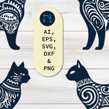 Intra απο ξύλο plywood  Χρώμα wenge 3mm-4mm πάχος - Πακέτο Cricut Χριστουγεννιάτικο Animal Δίασταση 4x4 cm INTRAFABR-110275183 - Image 9