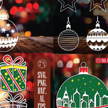 Intra απο ξύλο plywood  Χρώμα wenge 3mm-4mm πάχος - Πακέτο Cricut Χριστουγεννιάτικη διακόσμηση Δίασταση 4x4 cm INTRAFABR-121963730 - Image 1