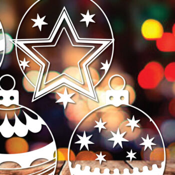 Intra απο ξύλο plywood  Χρώμα wenge 3mm-4mm πάχος - Πακέτο Cricut Χριστουγεννιάτικη διακόσμηση Δίασταση 4x4 cm INTRAFABR-121963730 - Image 2