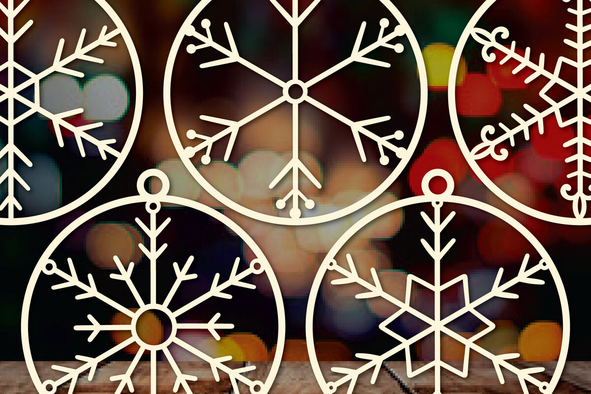 Intra απο ξύλο plywood  Χρώμα wenge 3mm-4mm πάχος - Πακέτο Cricut Χριστουγεννιάτικη διακόσμηση Δίασταση 4x4 cm INTRAFABR-121963897