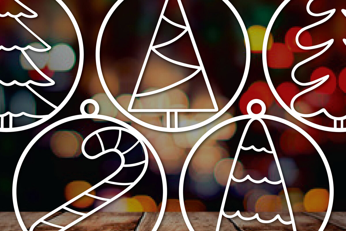 Intra απο ξύλο plywood  Χρώμα wenge 3mm-4mm πάχος - Πακέτο Cricut Χριστουγεννιάτικη διακόσμηση Δίασταση 4x4 cm INTRAFABR-118063490