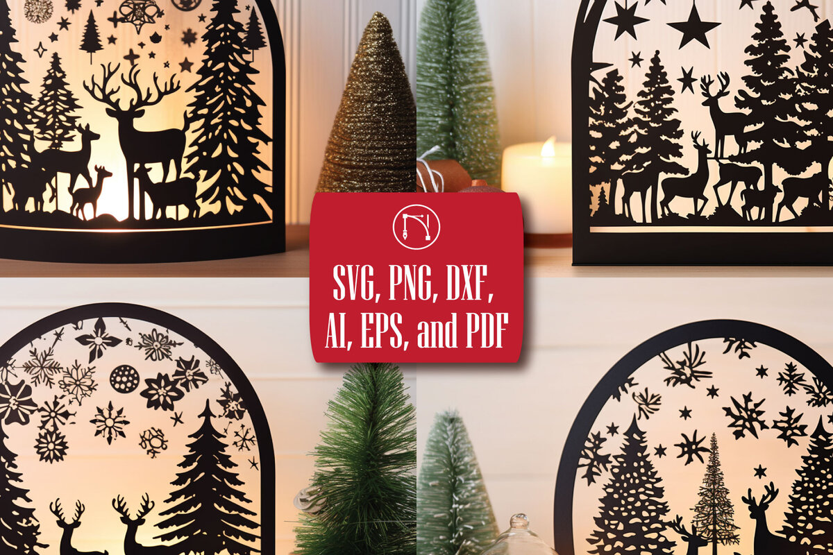 Intra απο ξύλο plywood  Χρώμα wenge 3mm-4mm πάχος - Πακέτο Cricut Χριστουγεννιάτικη διακόσμηση Δίασταση 4x4 cm INTRAFABR-114687864