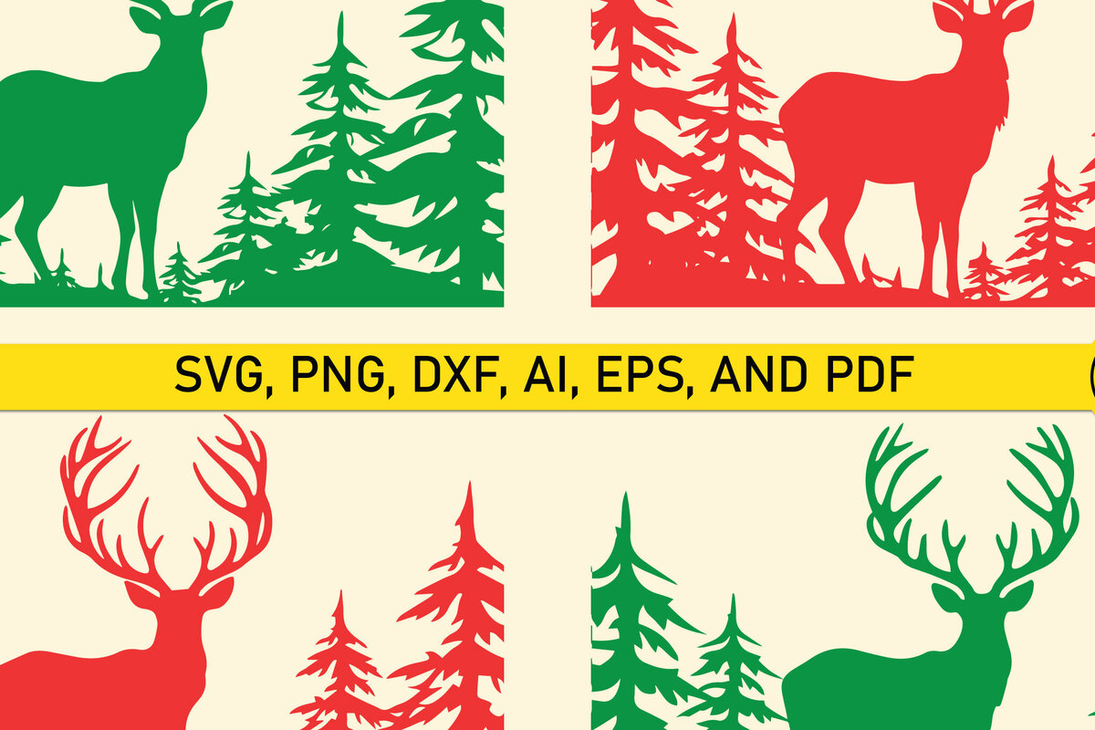 Intra απο ξύλο plywood  Χρώμα wenge 3mm-4mm πάχος - Πακέτο Cricut Christmas Deer Δίασταση 4x4 cm INTRAFABR-118996091