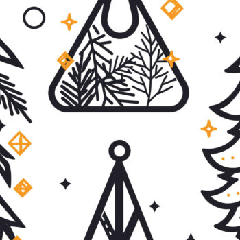 Intra απο ξύλο plywood  Χρώμα wenge 3mm-4mm πάχος - Πακέτο Χριστουγεννιάτικων Σκουλαρίκια Cricut Δίασταση 3x3 cm INTRAFABR-124549117 - Image 1