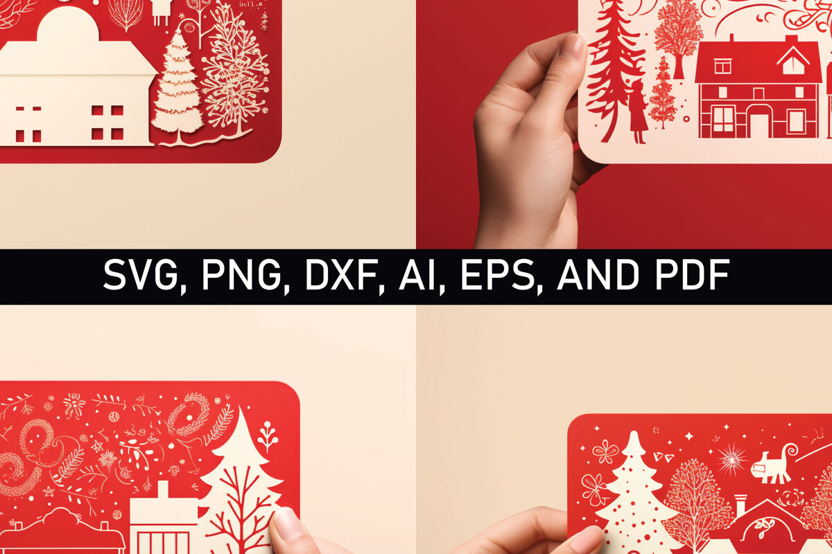 Intra απο ξύλο plywood  Χρώμα wenge 3mm-4mm πάχος - Πακέτο χριστουγεννιάτικων δώρων Cricut Δίασταση 15x15 cm INTRAFABR-115471381