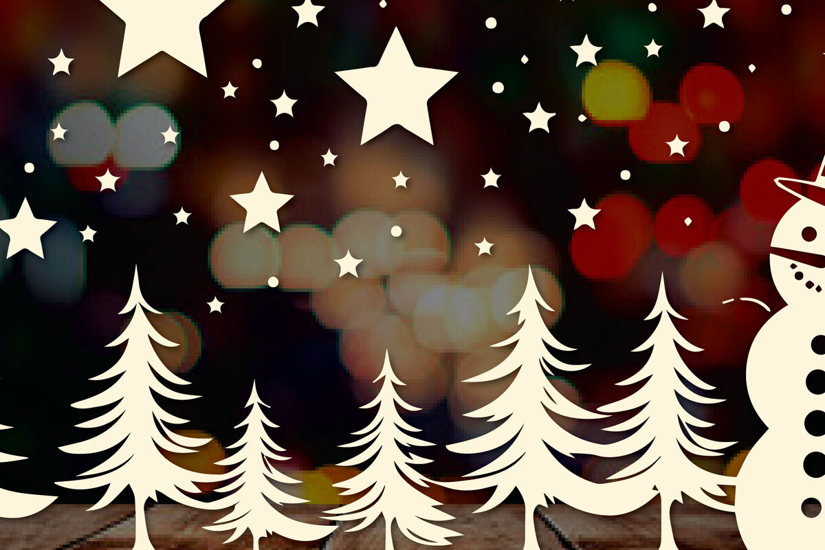 Intra απο ξύλο plywood  Χρώμα wenge 3mm-4mm πάχος - Cricut Χριστουγεννιάτικο Στολίδι Decor Δίασταση 4x4 cm INTRAFABR-83341286