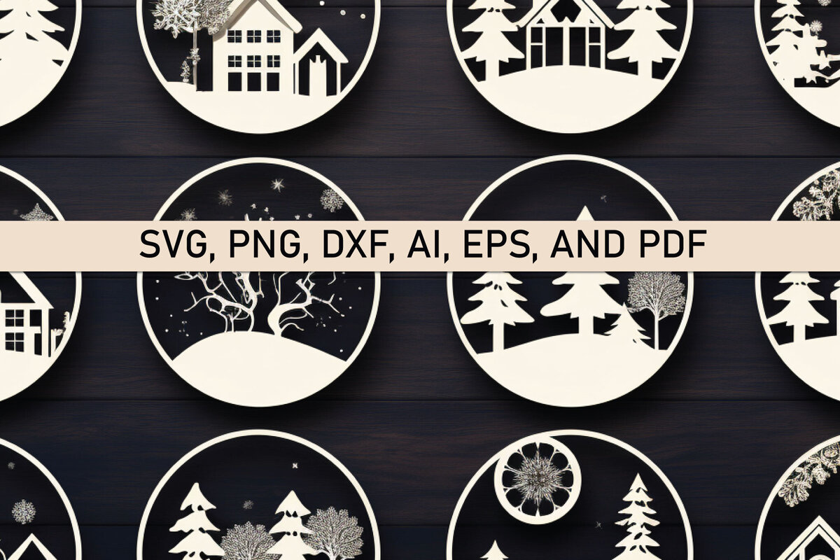 Intra απο ξύλο plywood  Χρώμα wenge 3mm-4mm πάχος - Cricut Χριστουγεννιάτικη Σκηνή Στολίδι Bund Δίασταση 4x4 cm INTRAFABR-89674422