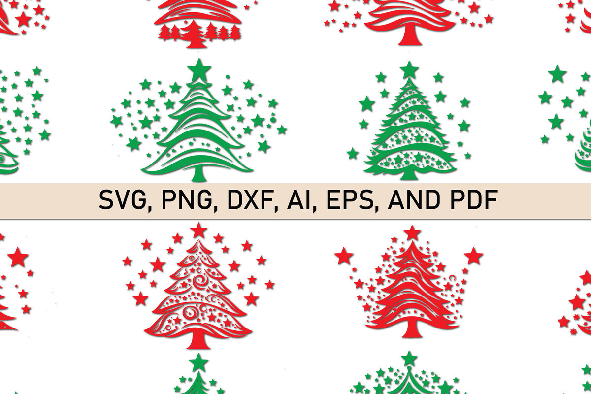 Intra απο ξύλο plywood  Χρώμα wenge 3mm-4mm πάχος - Σετ υ κομμένου χριστουγεννιάτικου δέντρου Cricut Δίασταση 6x6 cm INTRAFABR-7626547