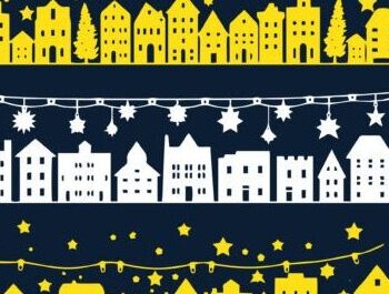 Intra απο ξύλο plywood  Χρώμα wenge 3mm-4mm πάχος - Πακέτο Cricut Christmas Village Δίασταση 4x4 cm INTRAFABR-115318445 - Image 1
