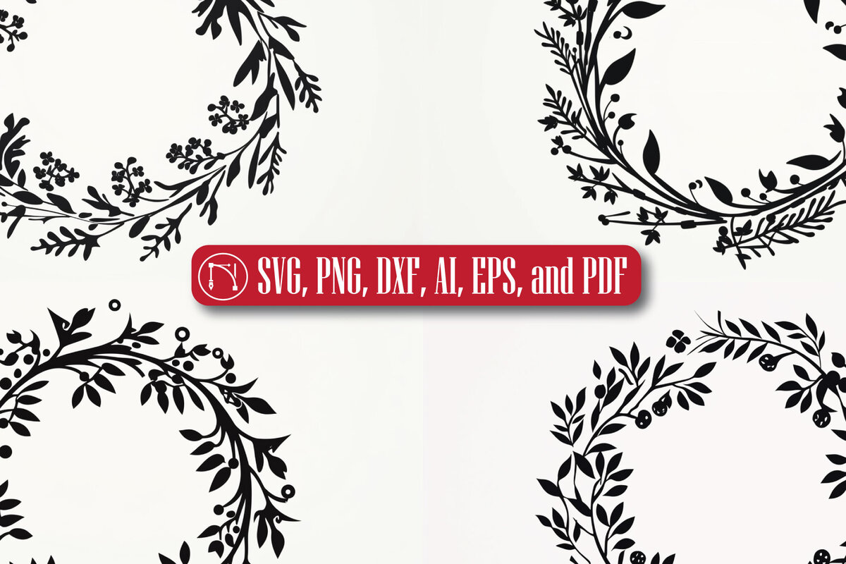 Intra απο ξύλο plywood  Χρώμα wenge 3mm-4mm πάχος - Πακέτο Χριστουγεννιάτικου στεφάνου Cricut Δίασταση 6x6 cm INTRAFABR-120536225