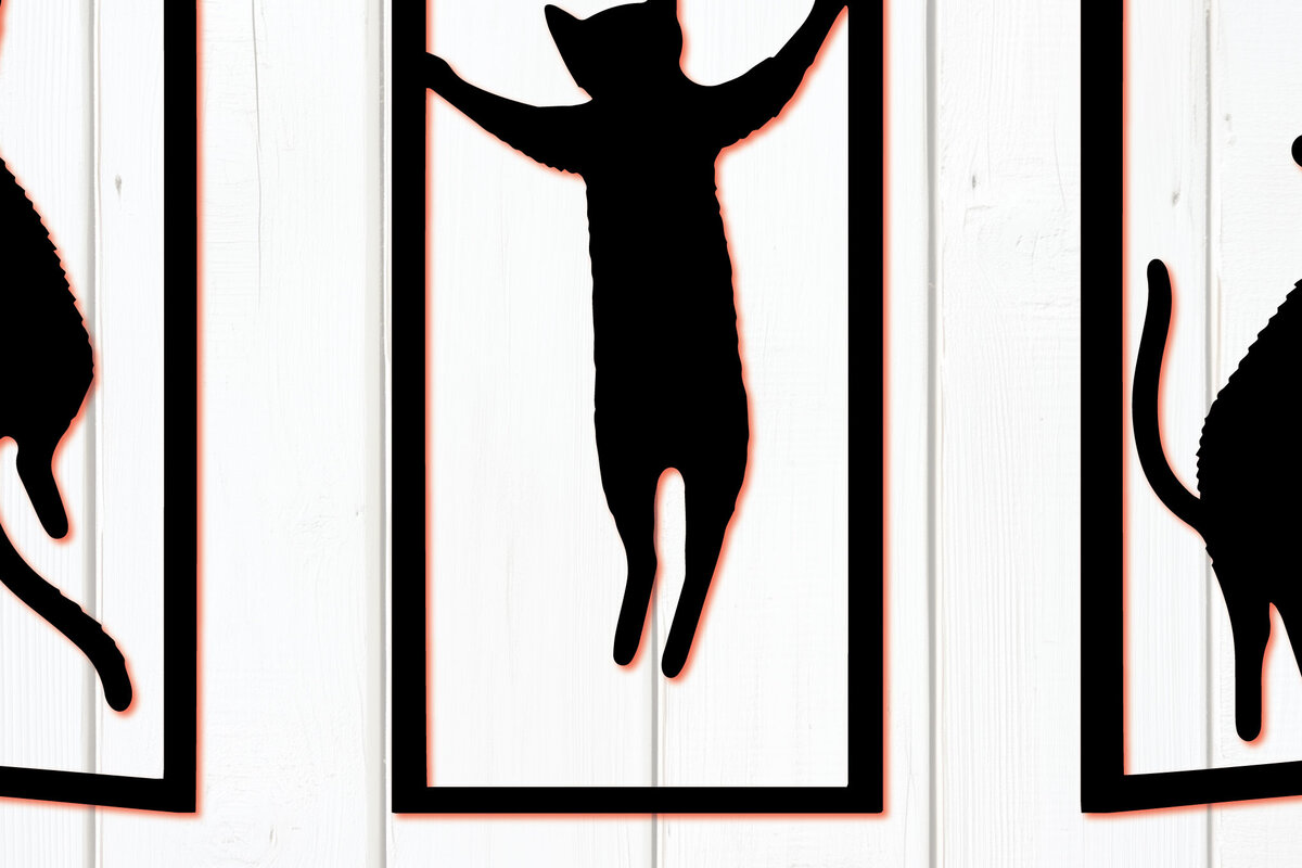 Intra απο ξύλο plywood  Χρώμα wenge 3mm-4mm πάχος - Κουφώματα πορτών Cricut με Cat Δίασταση 4x4 cm INTRAFABR-7877623