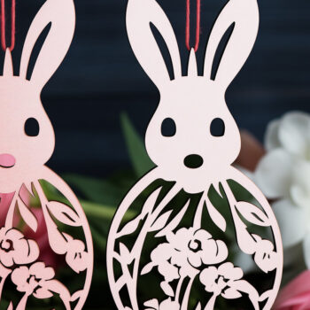 Intra απο ξύλο plywood Χρώμα wenge 3mm-4mm πάχος - Cricut Πασχαλινό Bundle Δίασταση 4x4 cm INTRAFABR-115494155 - Image 7