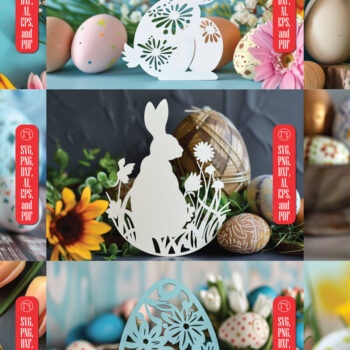 Intra απο ξύλο plywood  Χρώμα wenge 3mm-4mm πάχος - Πακέτο αρχείων Πασχαλινής Cricut Δίασταση 4x4 cm INTRAFABR-104776679 - Image 1