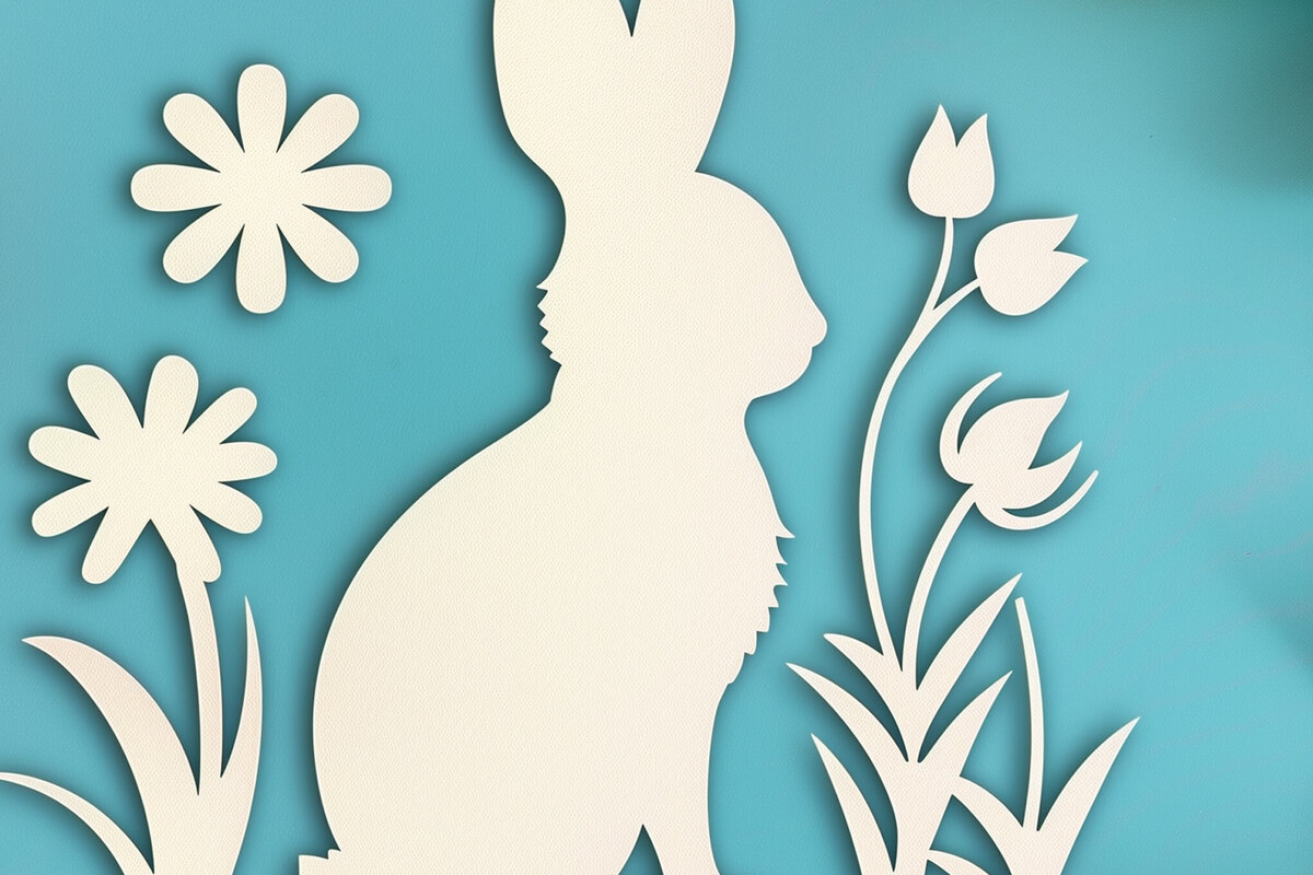 Intra απο ξύλο plywood  Χρώμα wenge 3mm-4mm πάχος - Cricut Πασχαλινό Δίασταση 4x4 cm INTRAFABR-104776719