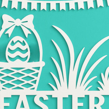 Intra απο ξύλο plywood  Χρώμα wenge 3mm-4mm πάχος - Cricut Πασχαλινή διακόσμηση τοίχου Cut Δίασταση 4x4 cm INTRAFABR-85390889 - Image 1